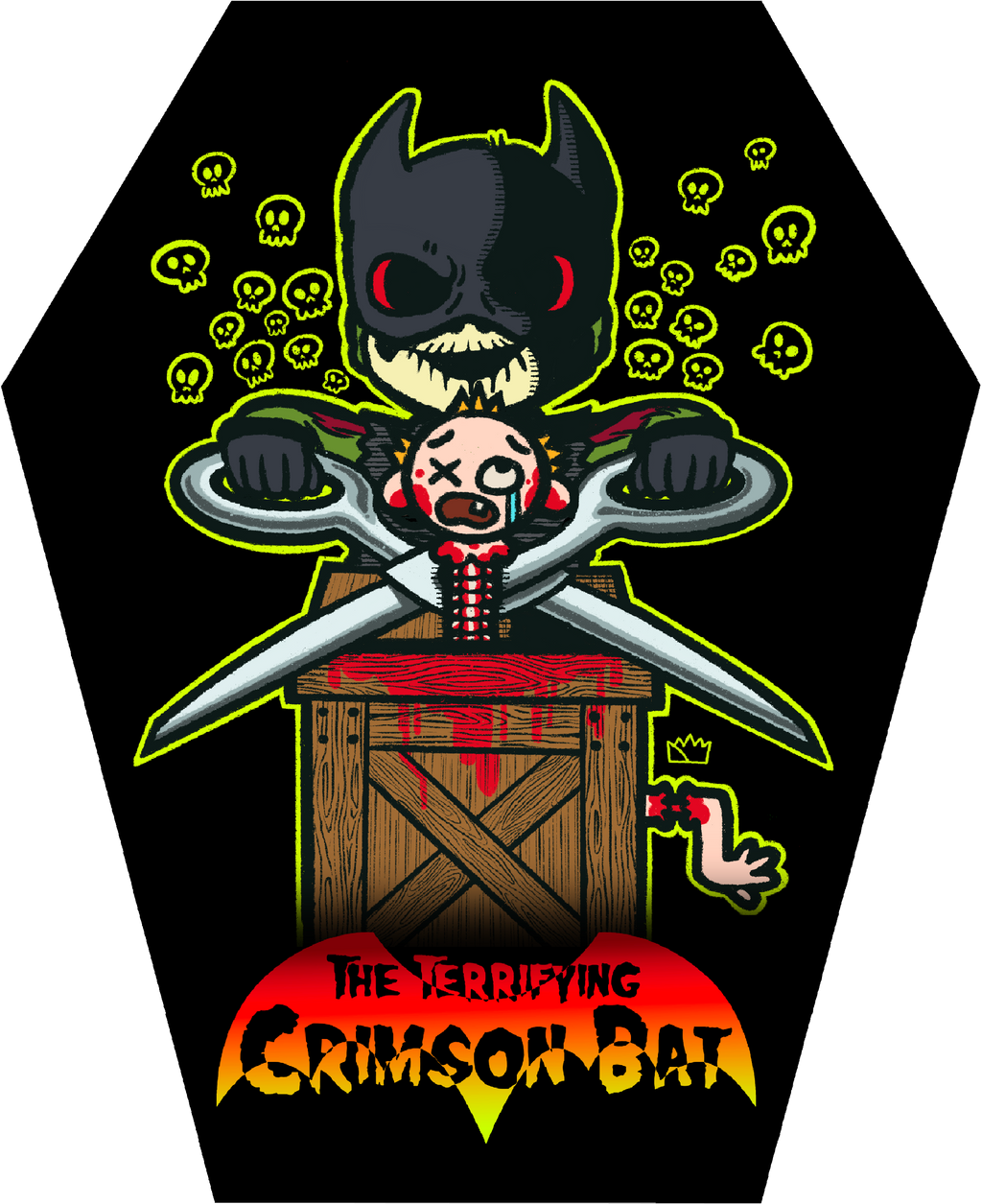 The Terrifying Crimson Bat #1 (Bloody Cute Set by Christine Rios)