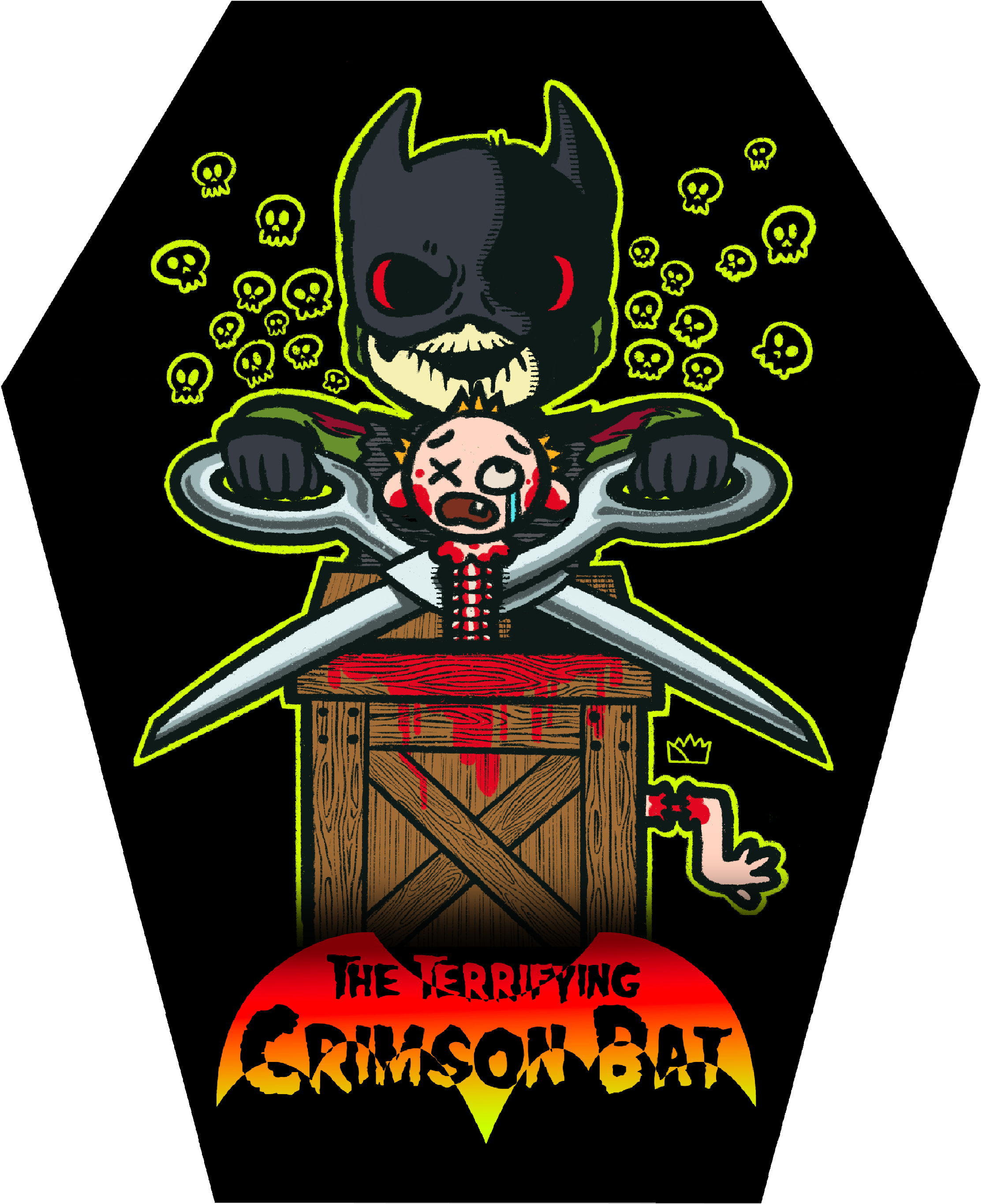 The Terrifying Crimson Bat #1 (Bloody Cute Set by Christine Rios)
