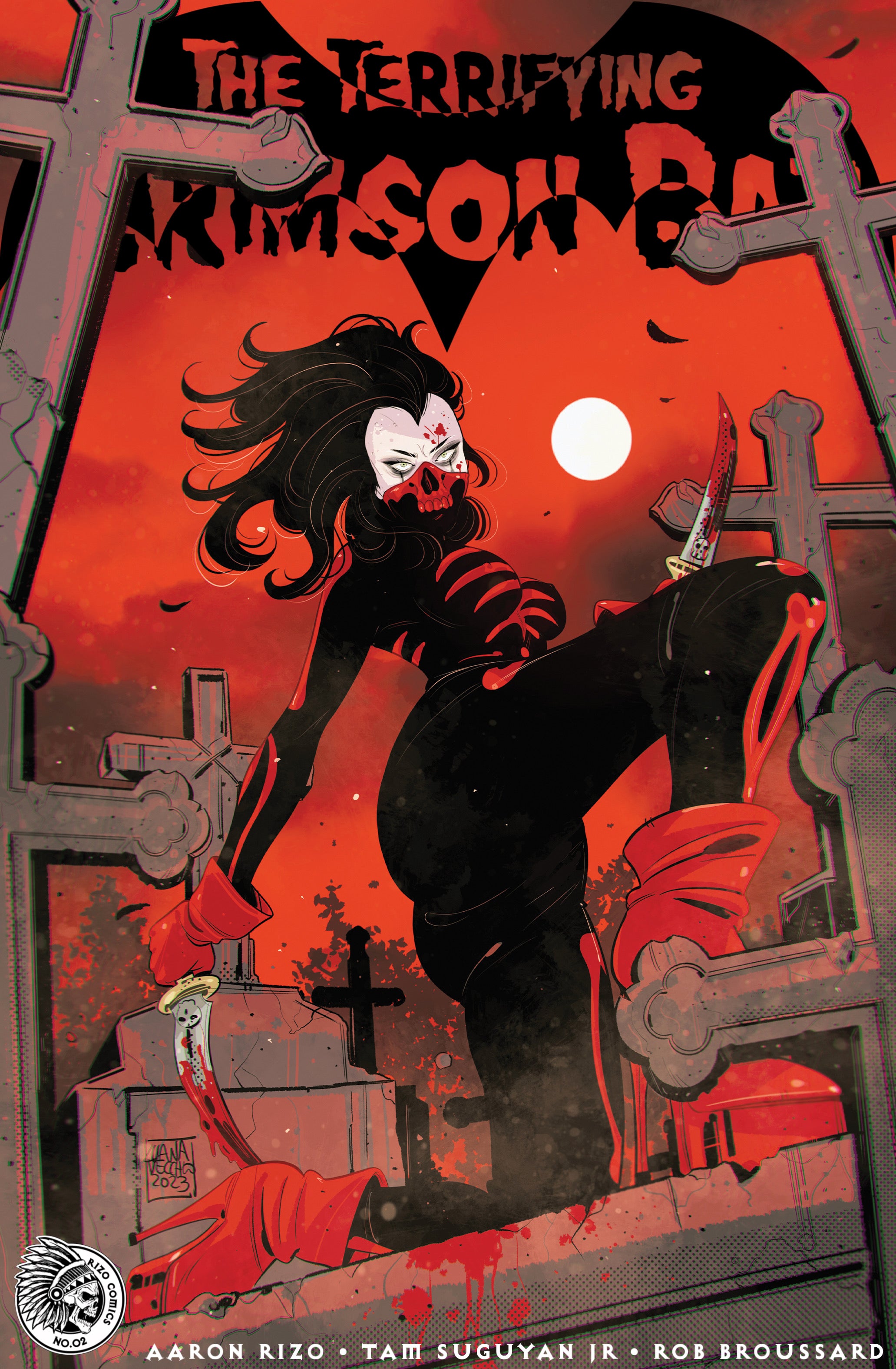 The Terrifying Crimson Bat #2 Variant (Luana Vecchio) PREORDER