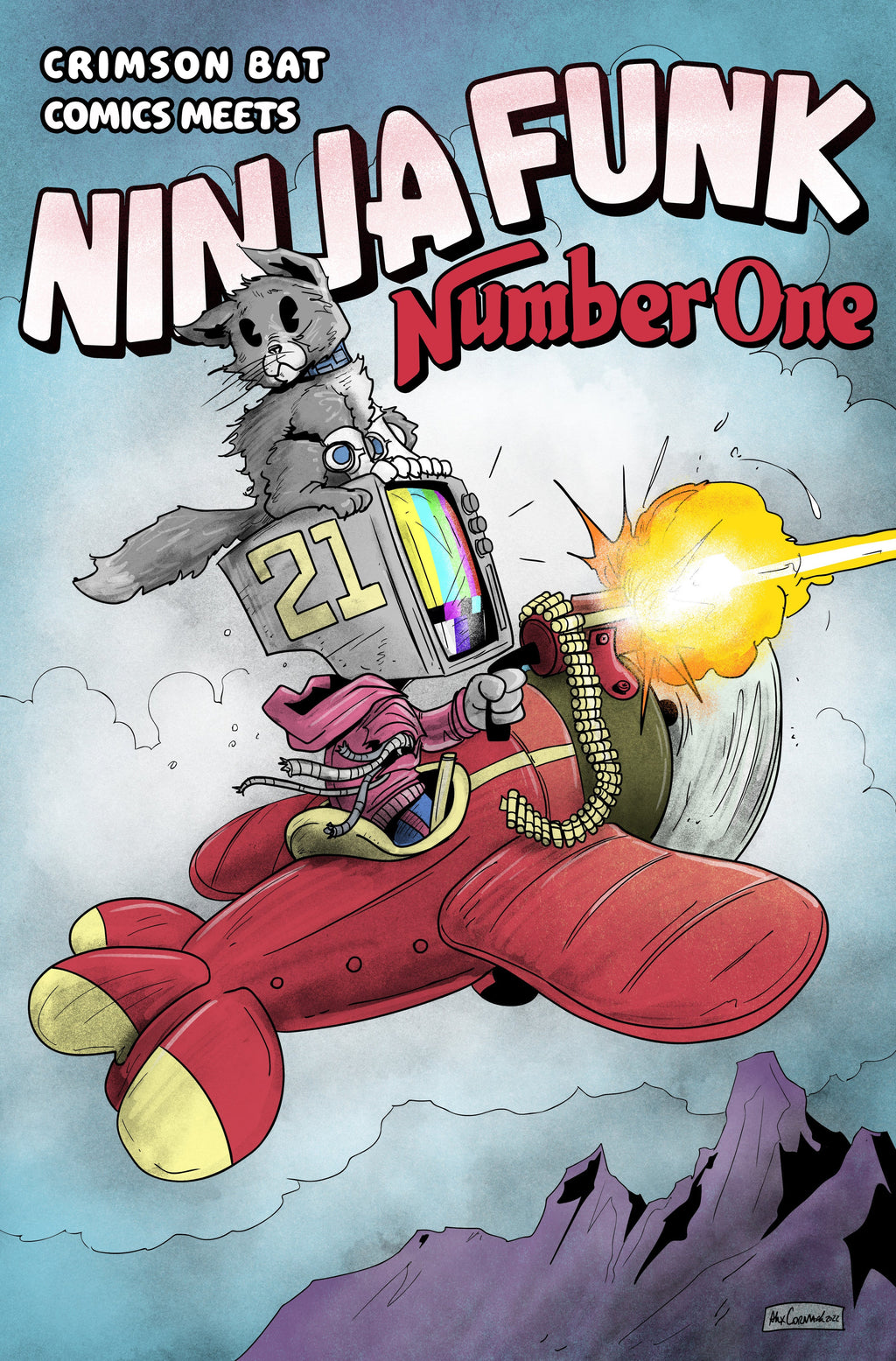 Ninja Funk #1 Crimson Bat Comics Exclusive Alex Cormack Variant