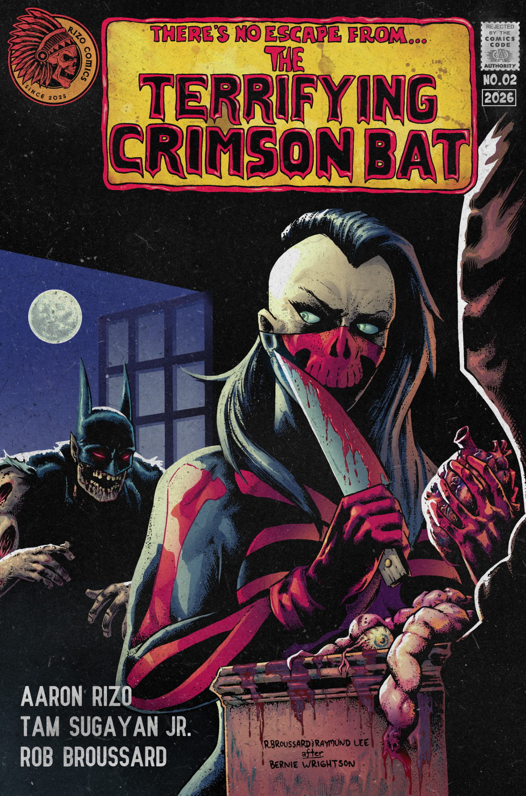 The Terrifying Crimson Bat #2 Variant (Rob Broussard) PREORDER