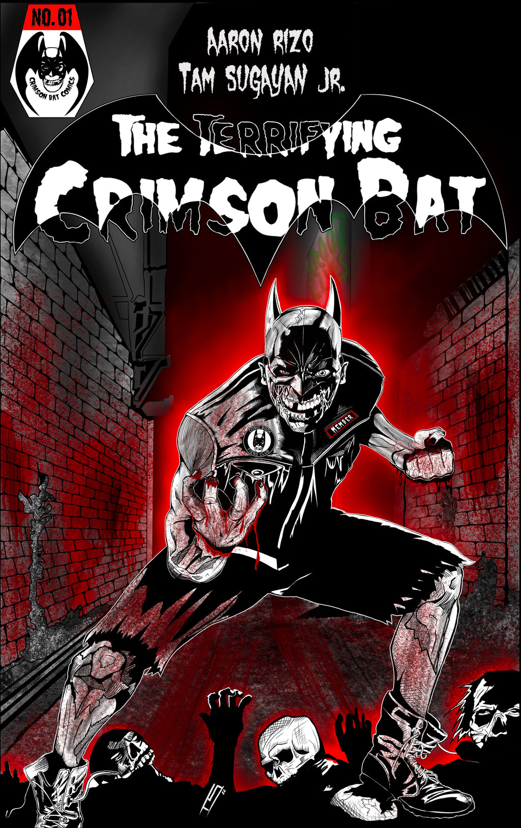 The Terrifying Crimson Bat #1 (Main Cover)