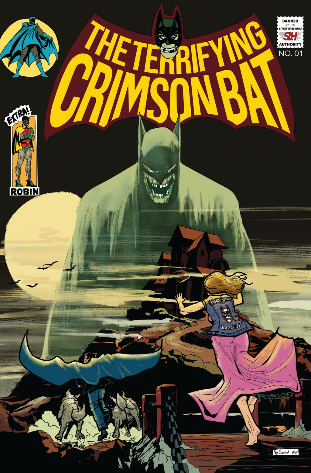 The Terrifying Crimson Bat #1 (Batman 227 Homage Variant)