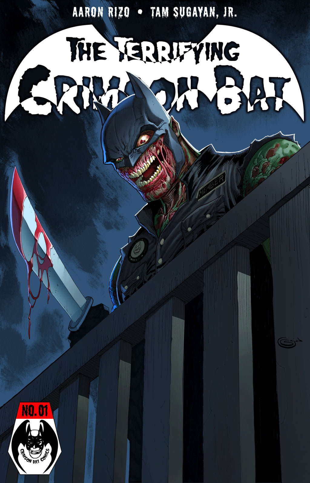 The Terrifying Crimson Bat #1 (Halloween Homage Variant)