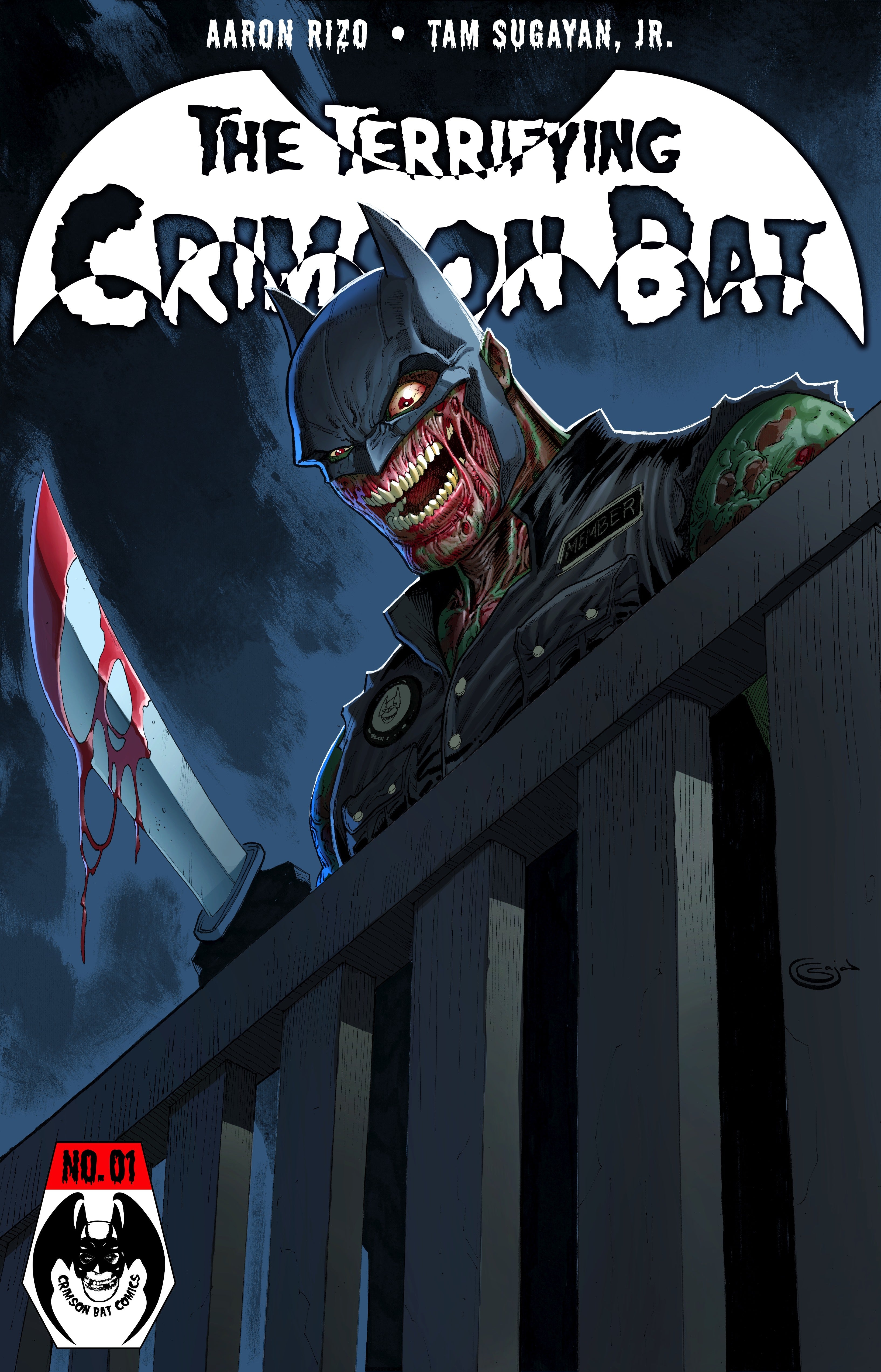 The Terrifying Crimson Bat #1 (Halloween Homage Variant)