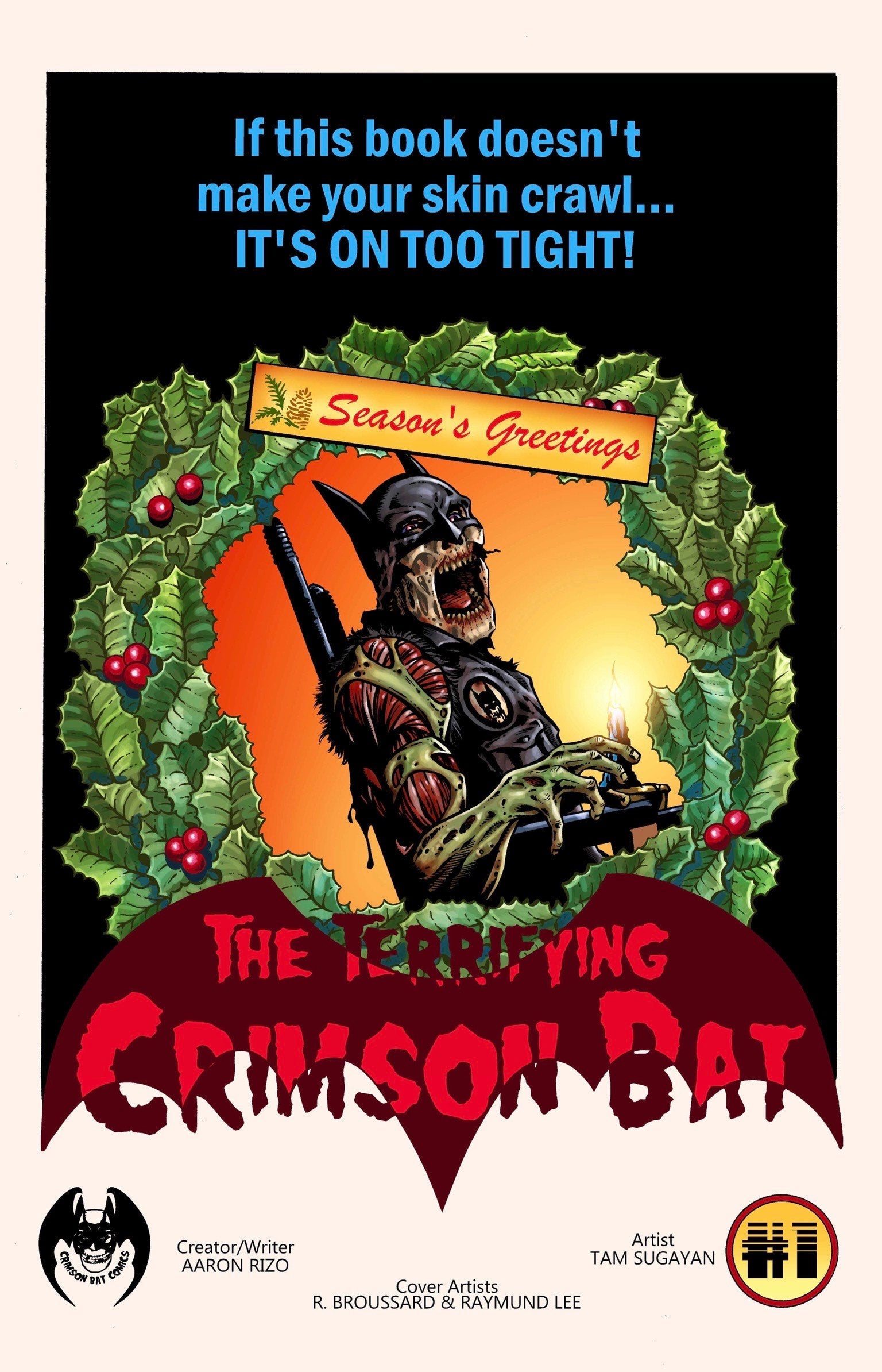 The Terrifying Crimson Bat #1 (Black Christmas Homage Variant)