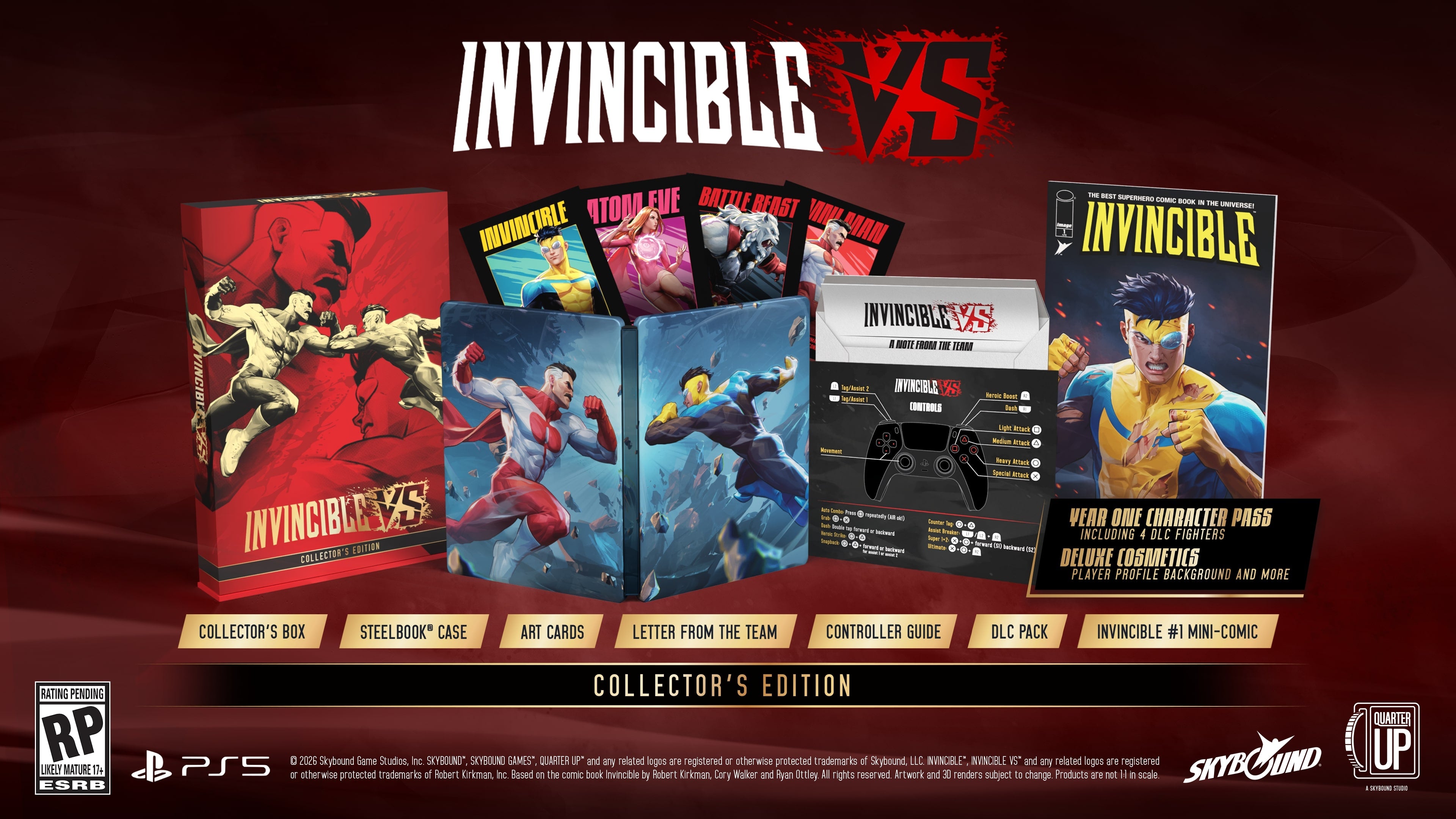 INVINCIBLE VS PS5 COLLECTORS EDITION BUNDLE (MR) FOC: 1/26/2026 / In-Store: 4/30/2026